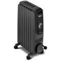 DeLonghi Dragon 5 Pro Oil Column Heater - Grey - WiFi App Control - Digital Thermostat - TRD50615WIFI