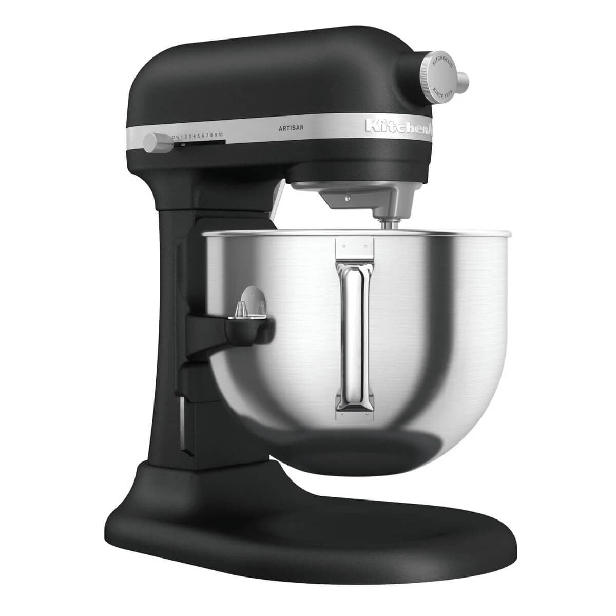 KitchenAid KSM70 Artisan stand mixer 6.6L - Cast Iron Black, bowl-lift, 11 speeds - 5KSM70SHXABK