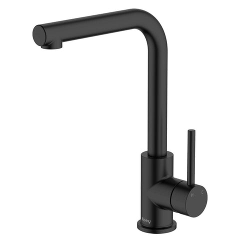 Abey Lucia Lead-Free Sidelever Mixer Tap - Black - 360 Degree Swivel - 3K2-B-LF
