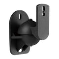 Practa Speaker Bracket PRSM2 2 Pack Black Nylon, Adjustable Tilt and Swivel Wall Mount