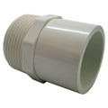 Holman 25mm x 1" White PVC Male Thread Adaptor BSP