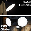 Arlec PAR38 E27 LED Globe 15W 1350lm Smart RGB CCT - 3000K to 5700K - SuperSaverAU - view 2