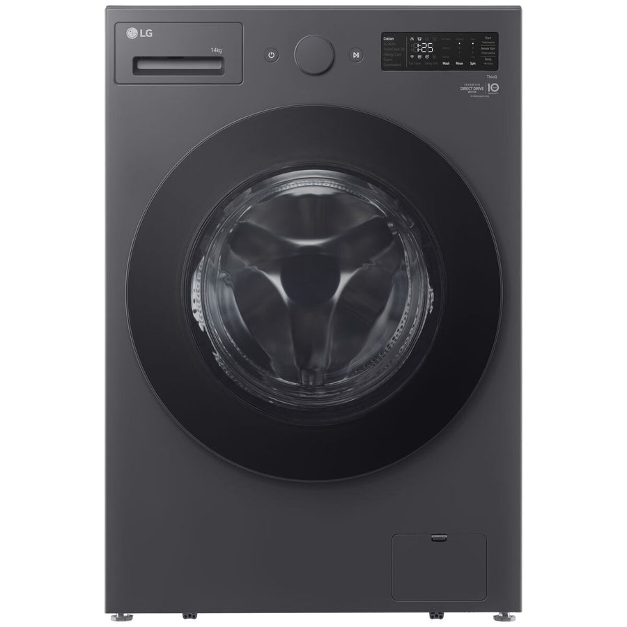 LG 14kg Front Load Washing Machine - XL Series, TurboClean 360, Matte Graphite - WXLS-1014GX