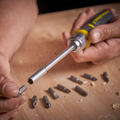 Stanley FatMax Pistol Grip Ratchet Screwdriver with 12 Bits Yellow/Black