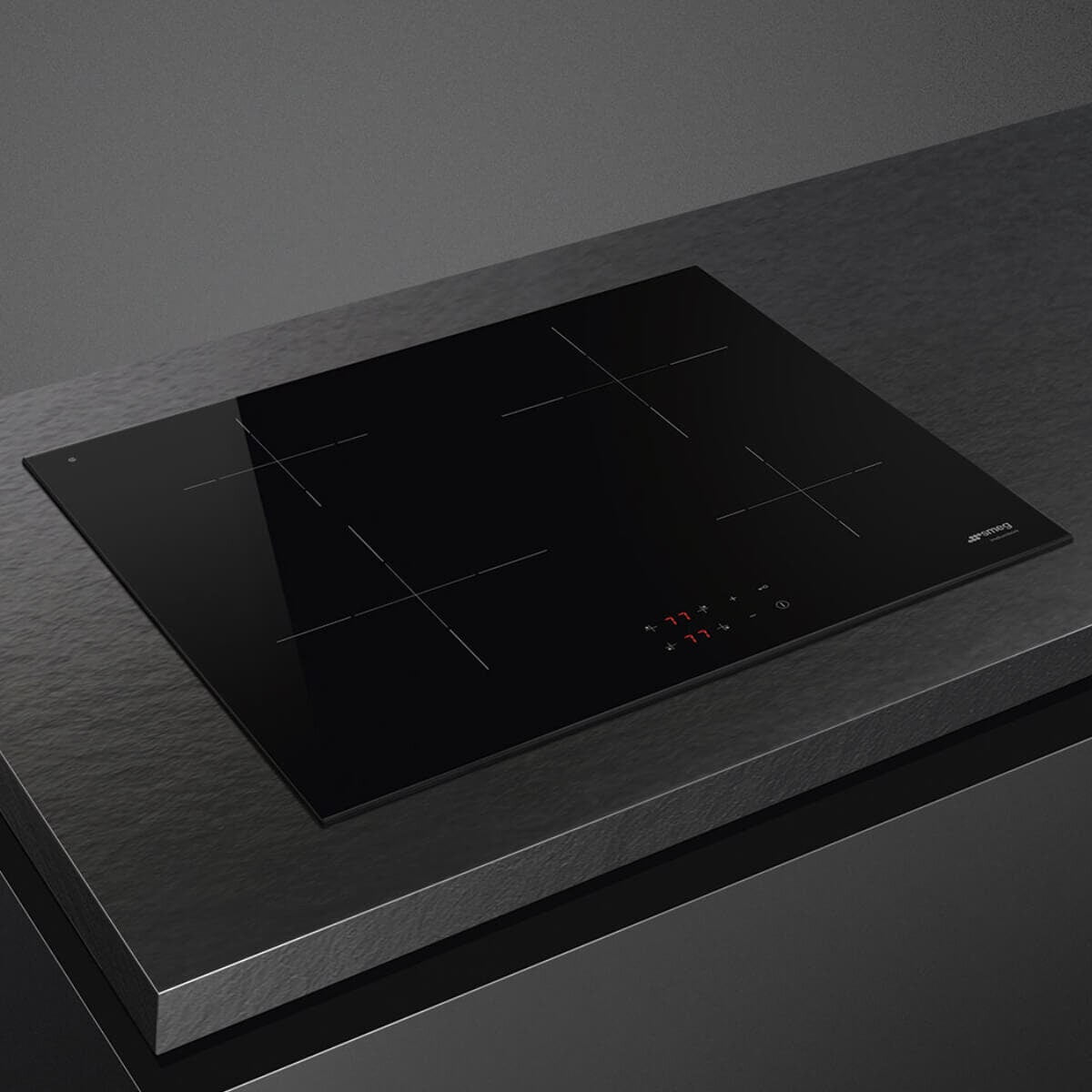 Smeg 60cm Classic Series Induction Cooktop - Eco Power, 15A Plug and Lead, 4 Zones - SI2641DAU