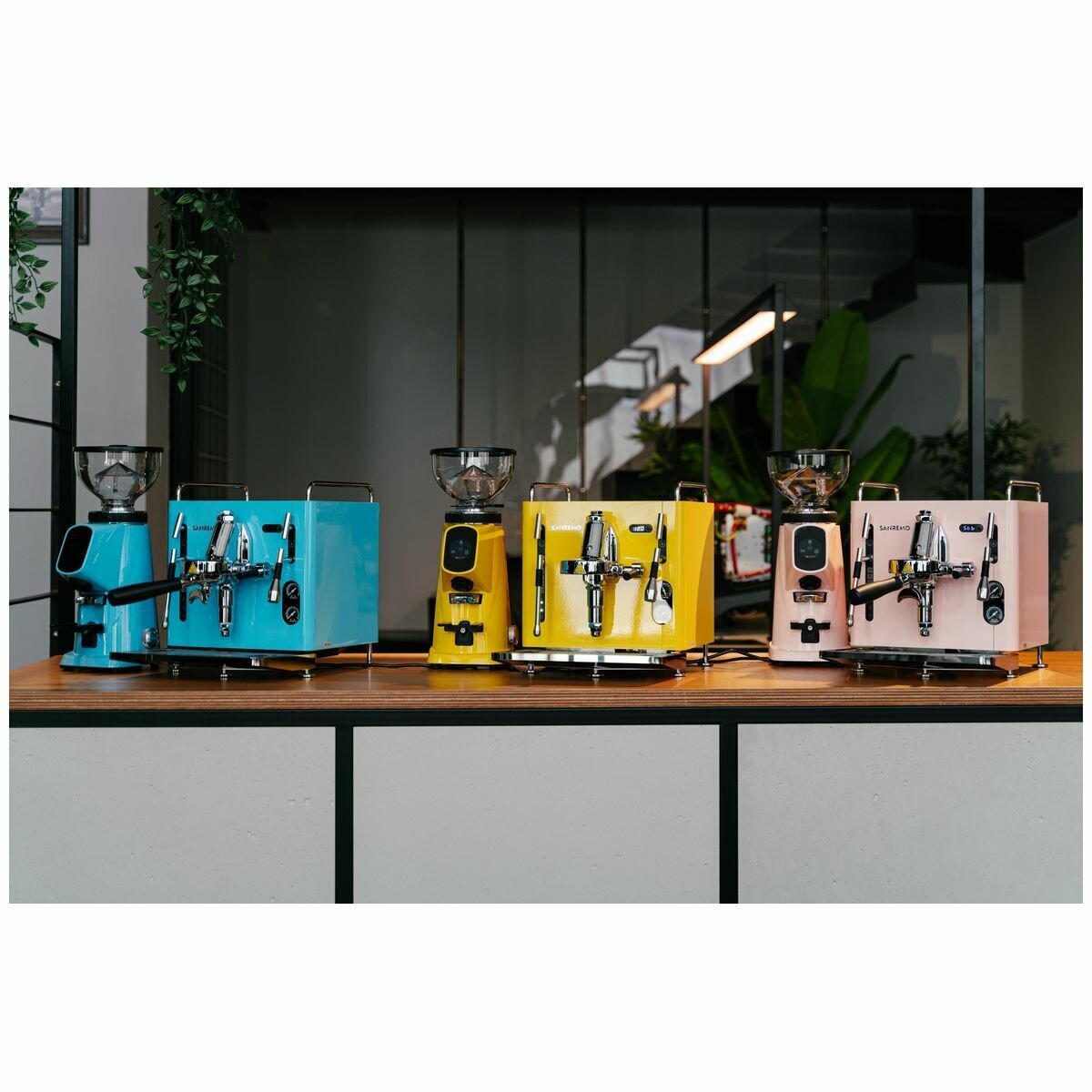Sanremo Absolute Cube Manual Coffee Machine - E61 Group, 1.8L Tank, Black Finish - SRPCB13A216L03