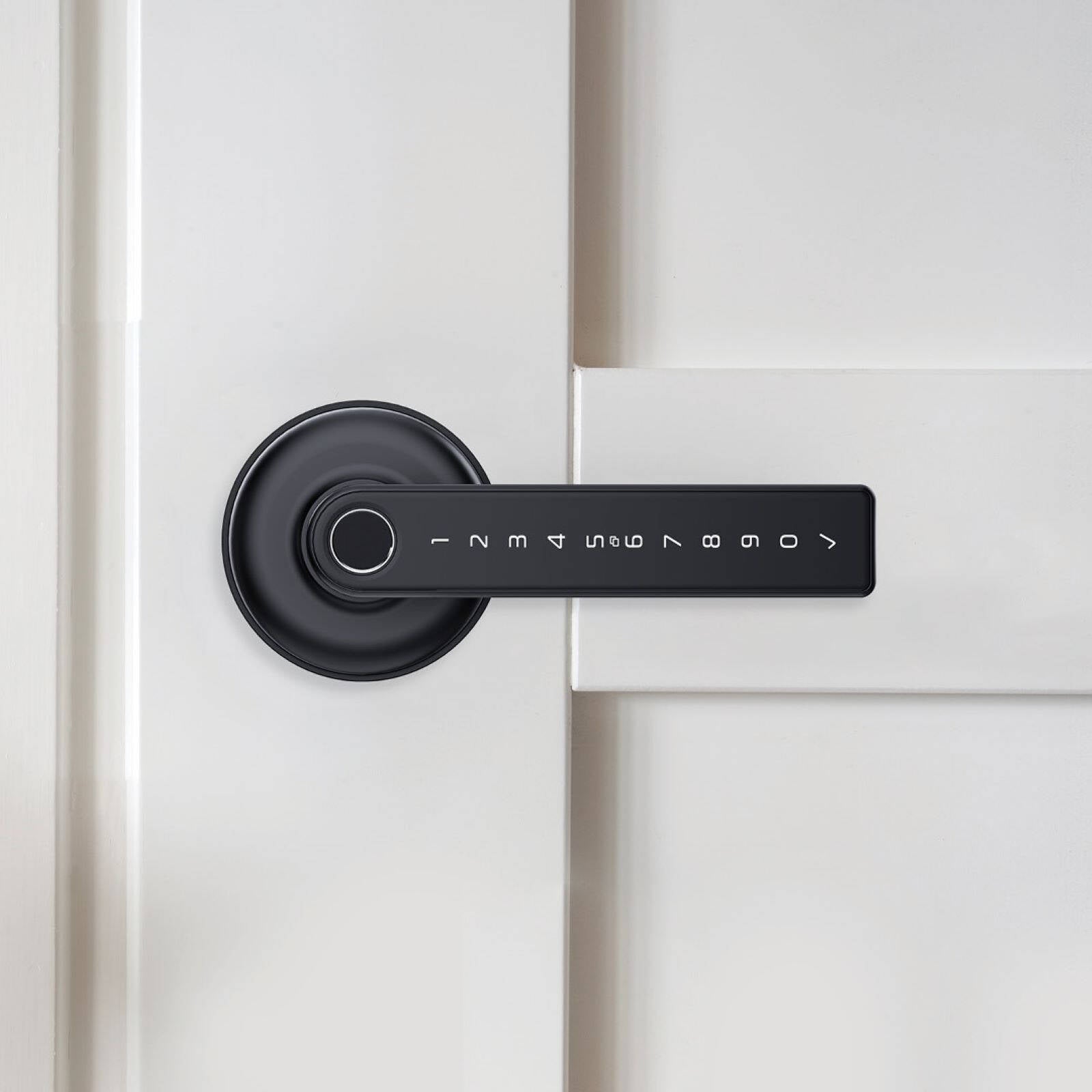 Gainsborough Mode Smart Lever Lock, Graphite Zinc Alloy, App Controlled & Waterproof