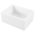 Turner Hastings Patri 60 x 46 butler sink - single bowl, white fireclay, undermount, no drainer - PA60FS-F