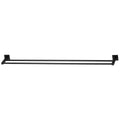 Mondella Rococo Double Towel Rail 935mm - Matte Black - 2 Towels - SuperSaverAU - view 1