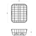 Abey Dish Rack - Stainless Steel Silver Finish - Fits Euronox, EN and Selected Schock Sinks - DR006