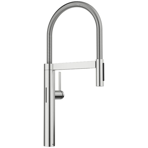 Blanco Culina-S II Sensor Semi-Pro Mixer Tap - Hands-Free Wave Control - PVD Steel - 527494