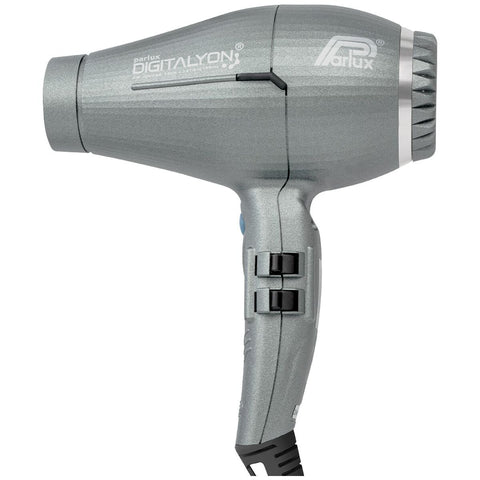 Parlux Digitalyon 2400W Hair Dryer - Grey Glitter, Ionic and Ceramic, Brushless E-Lyon Motor - 150151