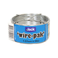 Jack 1.57mm x 20m Galvanised Steel Wirepak Tie Wire No-Tangle Dispenser