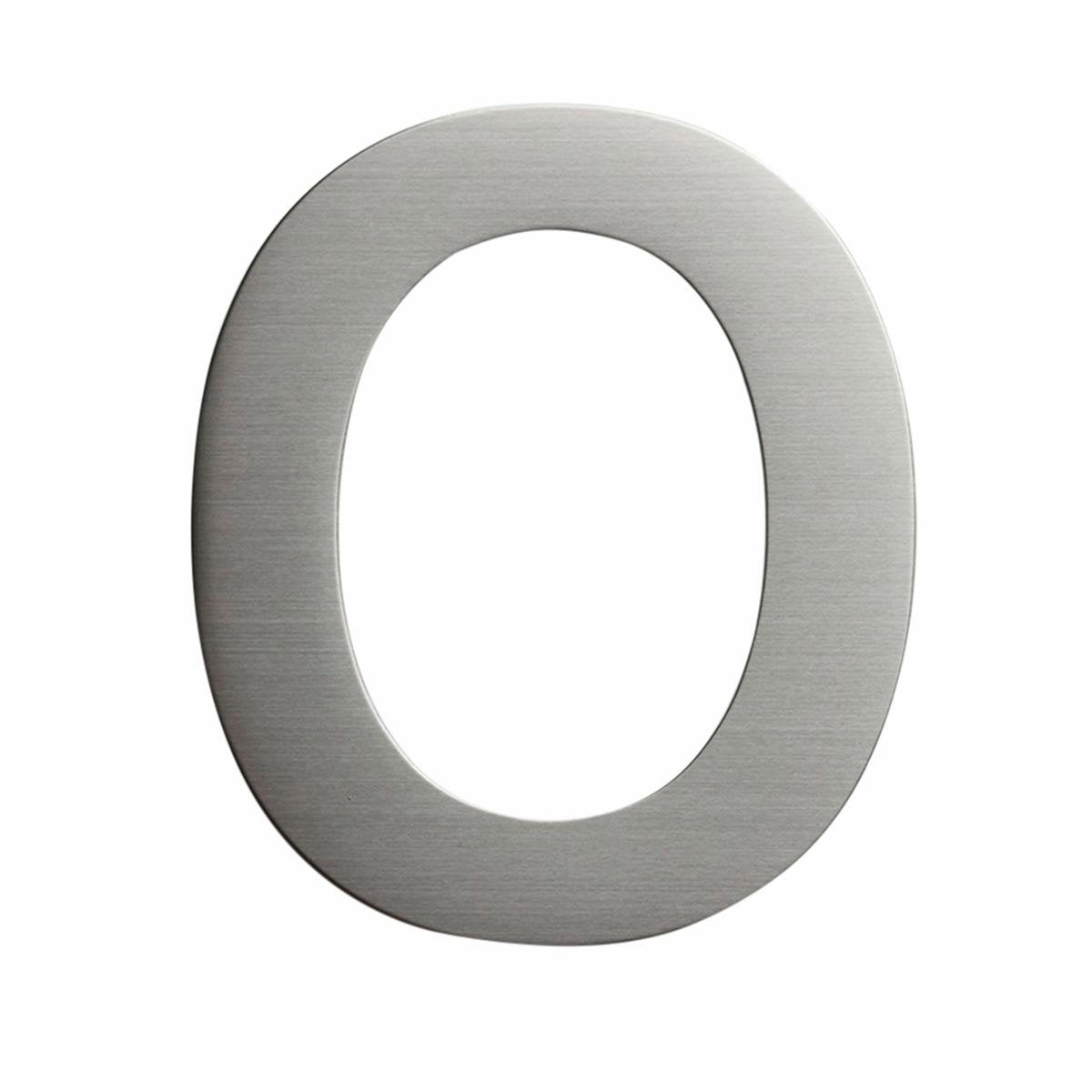 Sandleford Plaza House Number 0 - 150mm Stainless Steel - Weather Resistant - SuperSaverAU - view 1