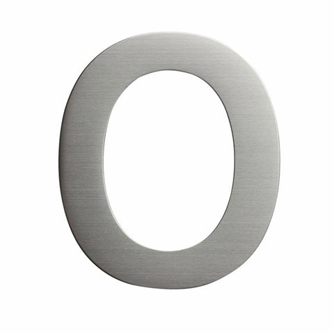 Sandleford Plaza House Number 0 - 150mm Stainless Steel - Weather Resistant - SuperSaverAU - view 1