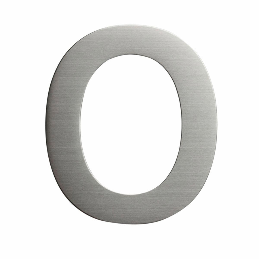 Sandleford Plaza House Number 0 - 150mm Stainless Steel - Weather Resistant - SuperSaverAU - view 1