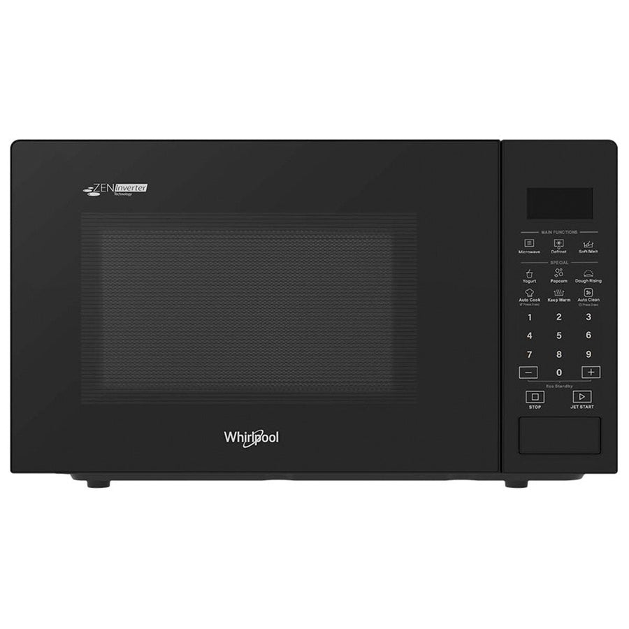 Whirlpool 32L Inverter Microwave Oven 1100W - Black - Zen Inverter Technology - Jet Start - MWP321IB