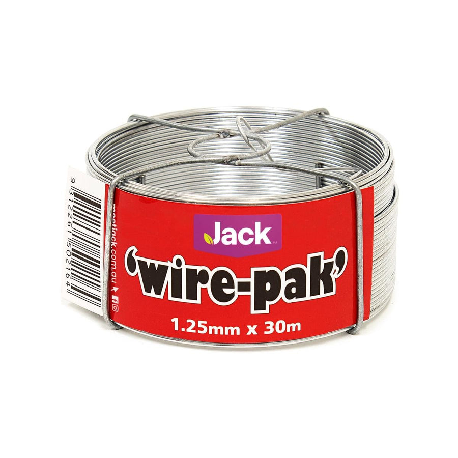 Jack Tie Wire 1.25mm x 30m Galvanised Steel No Tangle Dispenser - SuperSaverAU - view 1