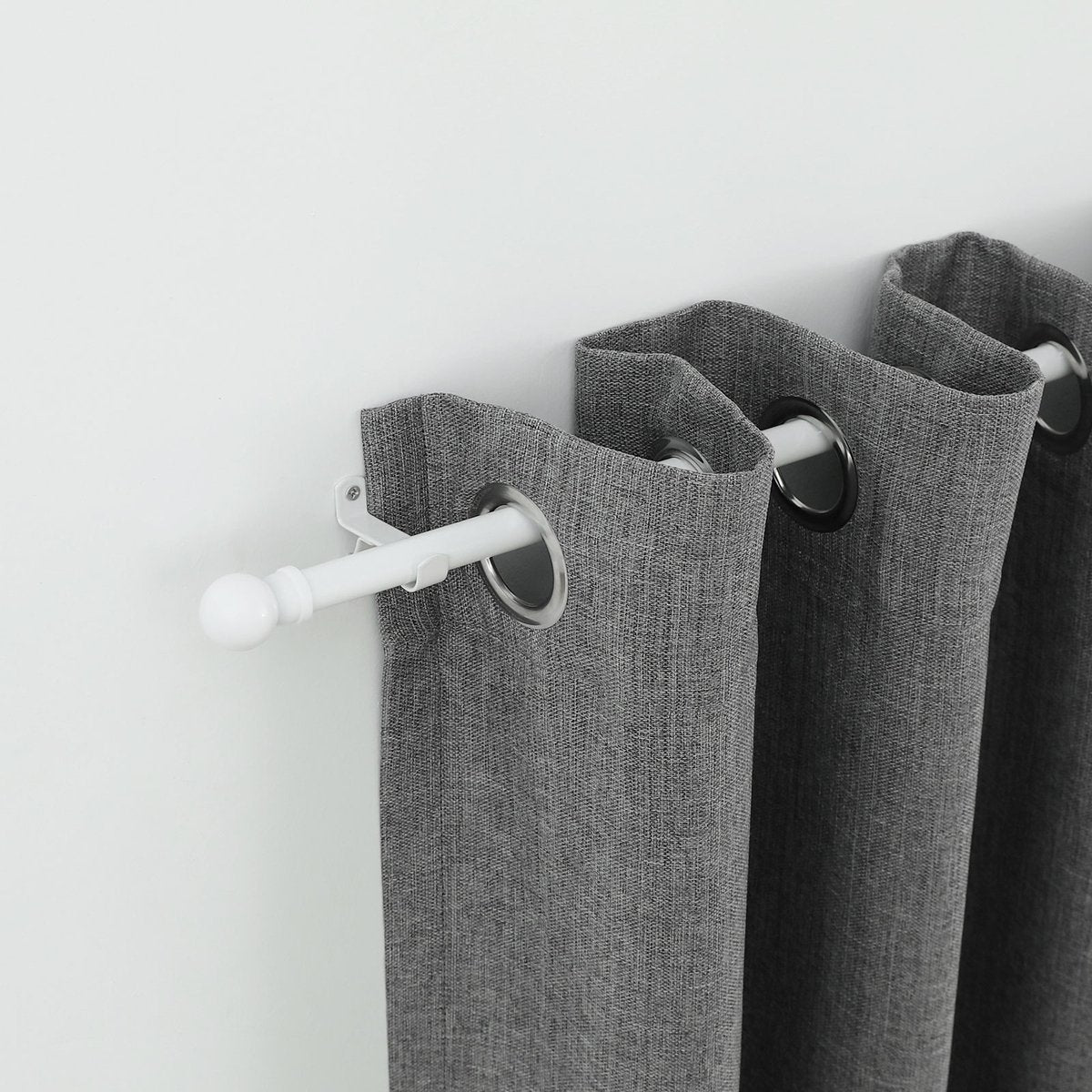 Windoware 50mm White Single Stayed Curtain Rod Bracket 2 Pack - SuperSaverAU - view 3