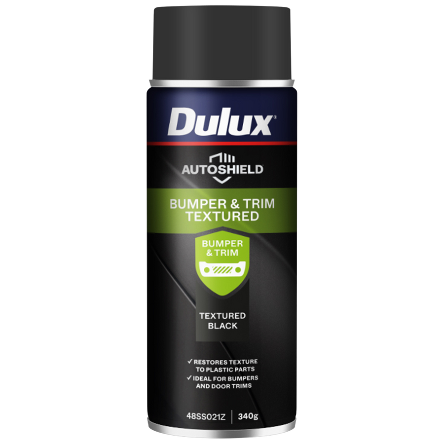 Dulux Autoshield 340g Textured Black Bumper Spray Paint for Cars & Trim