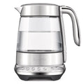 Breville the Smart Crystal Luxe Glass Kettle - Five Temperature Settings, Keep Warm, 2400W - BKE855BSS
