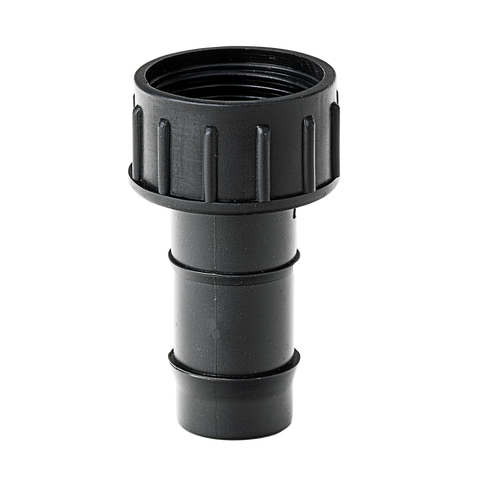 K Rain 20mm Tap Adaptor with 19mm Barb - Black - 90mm x 30mm x 120mm - SuperSaverAU - view 1