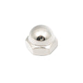 Zenith Dome Nut - 1/4 - Steel - Chrome Plated - 12 Pack - SuperSaverAU - view 2