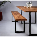 Rapidhome Black Rio Steel Bench Seat Leg 30 x 45 x 6cm - 1 Pack - SuperSaverAU - view 3