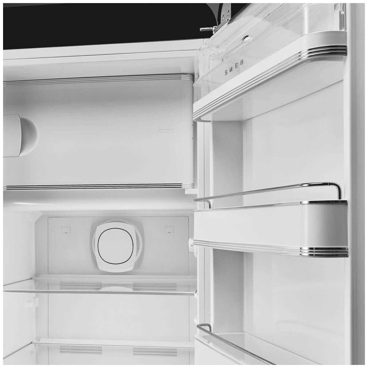 Smeg 50s Retro Style Fridge 270L - Matte Black Finish, 6 Star Energy, Multi-Flow Cooling - FAB28RDBLM6