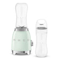 Smeg 50s Style Mini Personal Blender - Pastel Green - 300W, 2 x 600ml Tritan Renew Bottles - PBF01PGAU