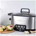 Cuisinart Cook Central 3-in-1 Multicooker - Stainless Steel, Programmable, Glass Viewing Lid - MSC-600XA