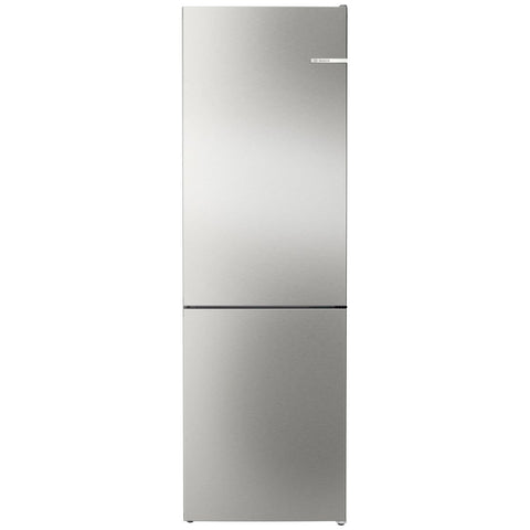 Bosch Series 4 351L bottom mount fridge - stainless steel, Total No Frost, SuperCooling - KGN36VI3AA