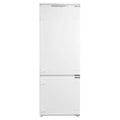 Husky 403L Integrated Bottom Mount Fridge - White, Reversible Door, Tempered Glass Shelves - HUS403INBM1