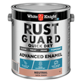 White Knight Rust Guard 4L Neutral Satin Quick Dry Advanced Enamel Paint