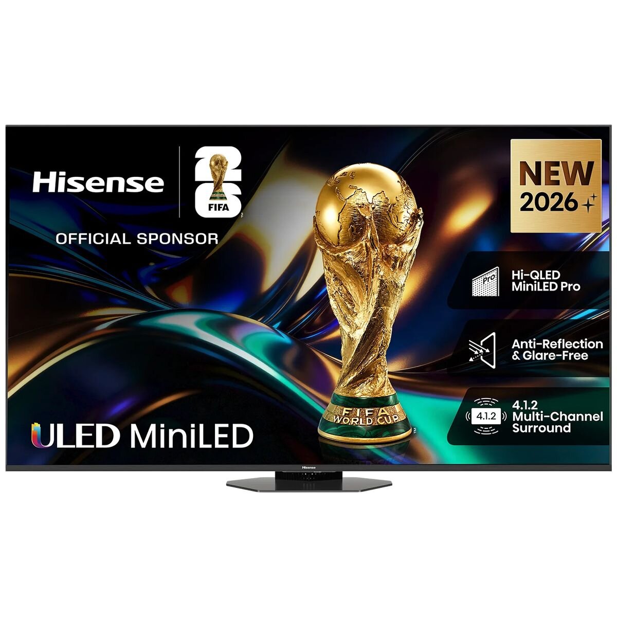 Hisense 75 Inch U85 ULED MiniLED Pro 4K Smart TV - 165Hz, Anti-Reflection Screen - 75U85AU