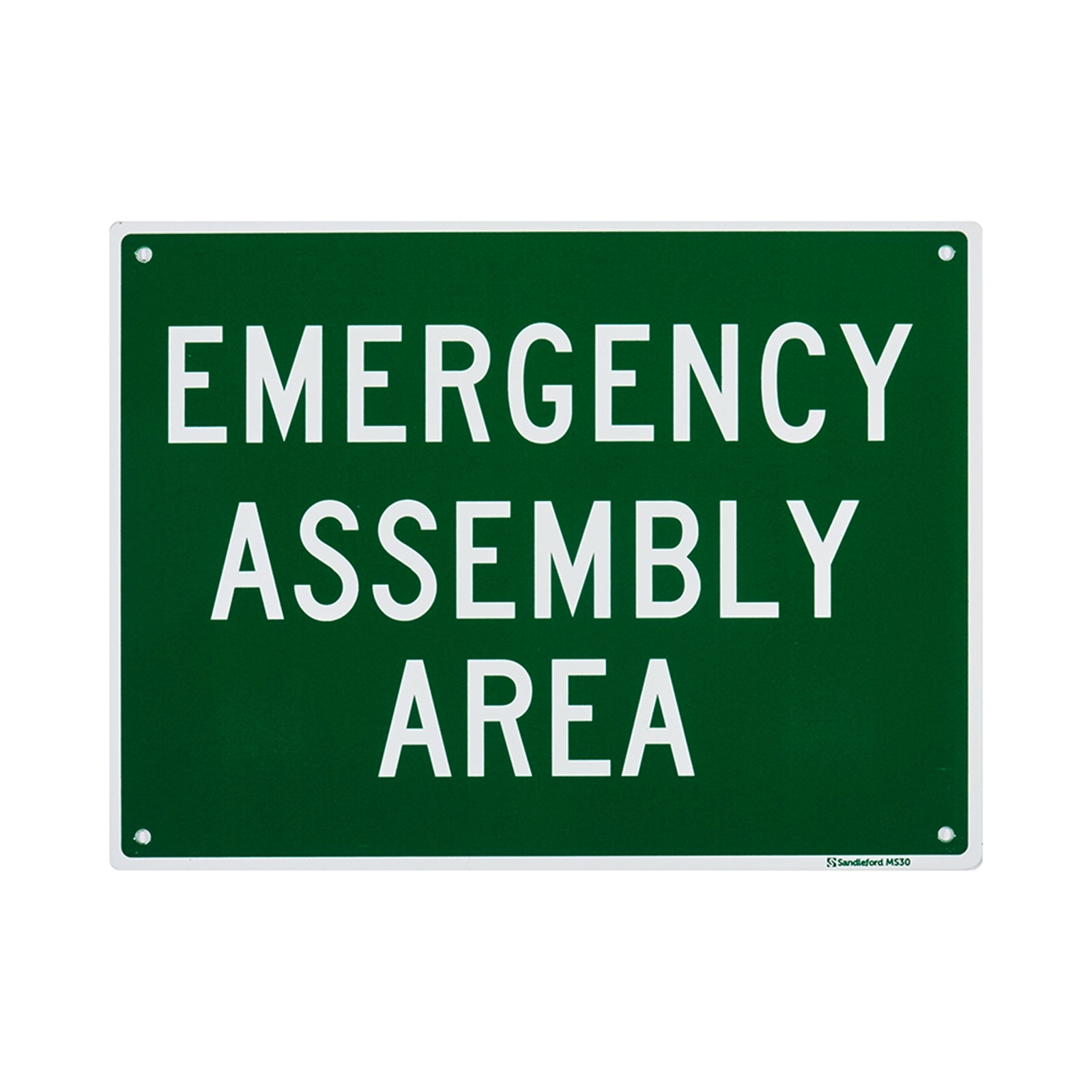 Sandleford 300 x 225mm Emergency Assembly Point Polypropylene Sign