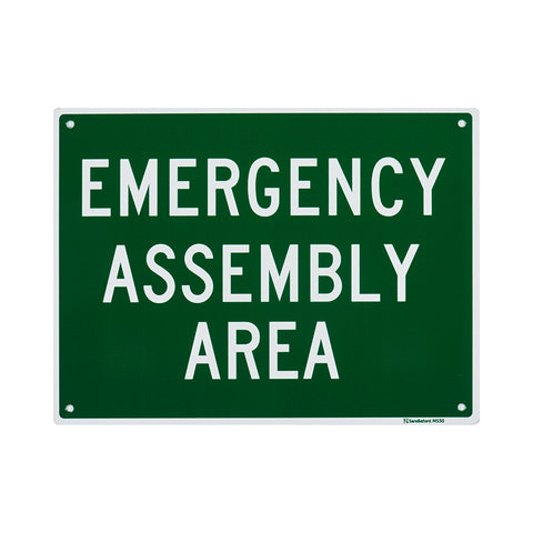 Sandleford 300 x 225mm Emergency Assembly Point Polypropylene Sign