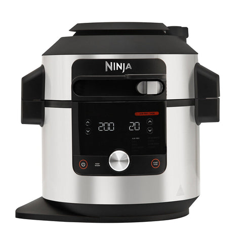 Ninja Foodi SmartLid 7.5L Air Fryer and Multi Cooker - Pressure Cook, SteamCrisp, Fourteen Functions - OL650