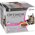 Optimum Kitten Wet Food 85g - 24 Pack - Nutritionally Complete - DHA - SuperSaverAU - view 1