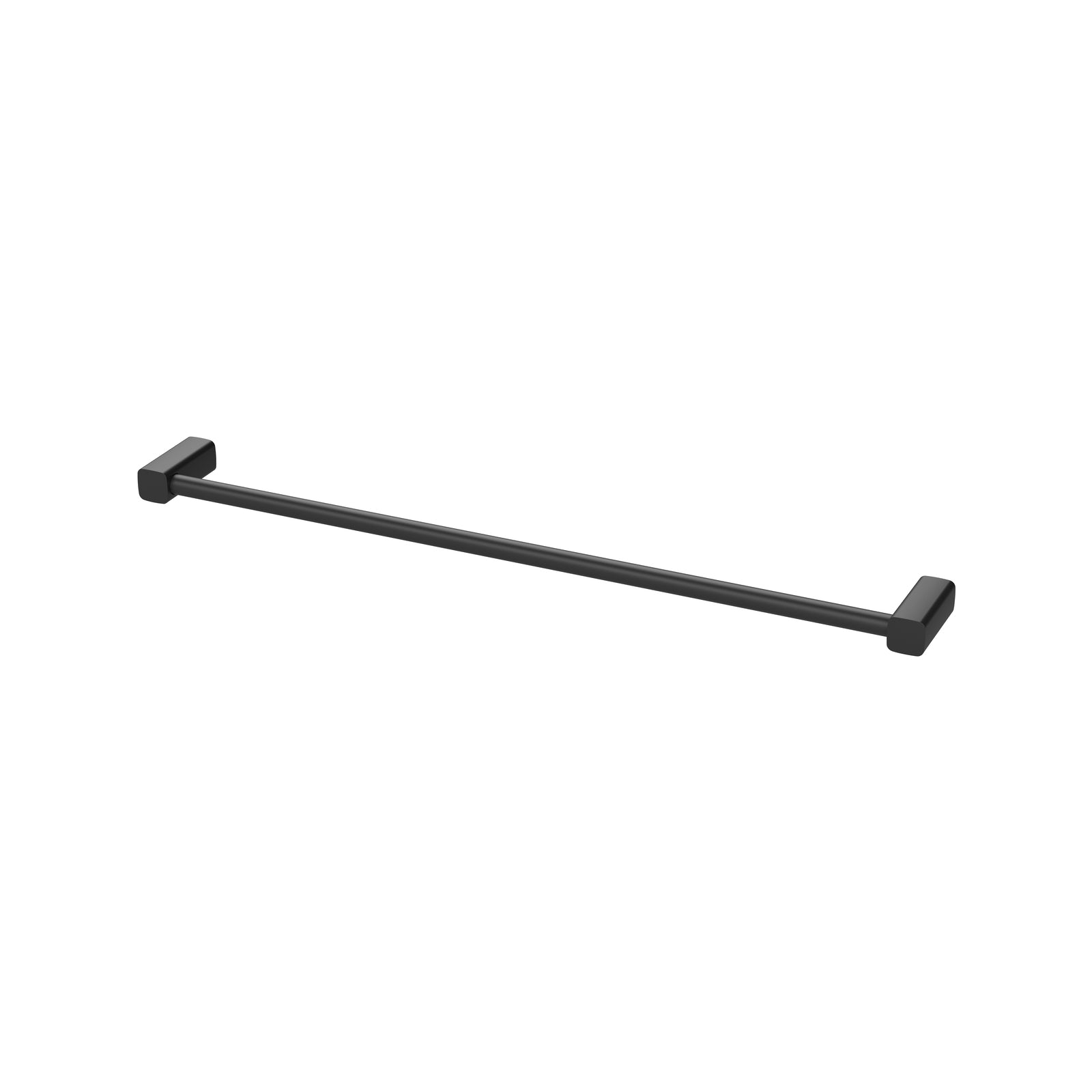 Phoenix Tapware Reva 600mm Matte Black Single Towel Rail