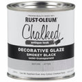 Rust-Oleum Smokey Black Chalked Decorative Glaze Paint 236ml Easy Apply - SuperSaverAU - view 1