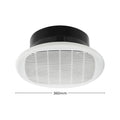 DETA 250mm White DC Energy Efficient Ceiling Exhaust Fan 240V 18W DE250