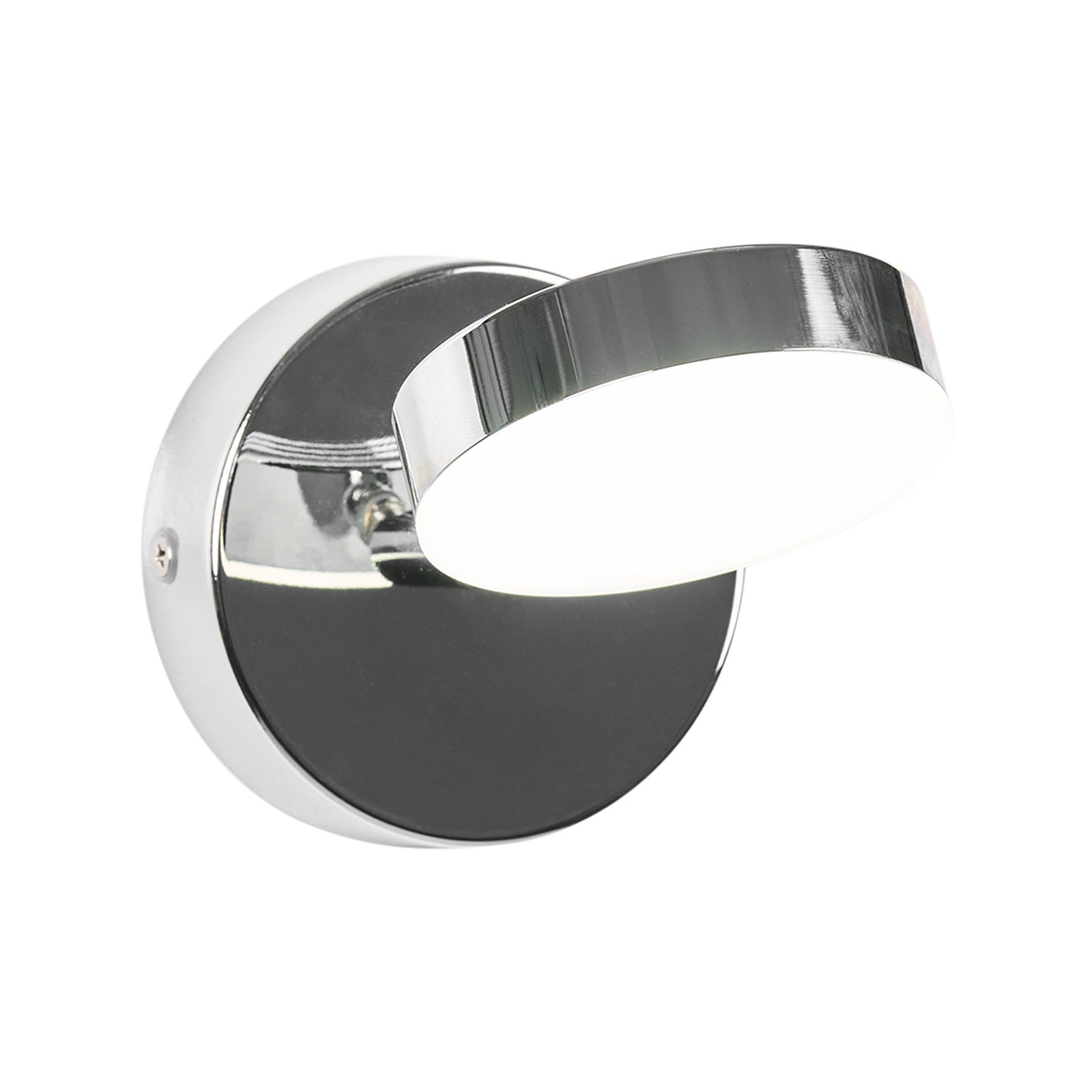 Brilliant Chrome Raxi Adjustable LED Vanity and Wall Light 22444/15