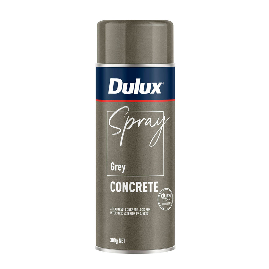 Dulux 300g Grey Concrete Effects Spray Paint, Textured Concrete Finish for Furniture & Decor