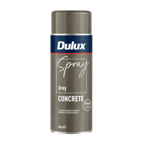 Dulux Spray Paint - Effects 300g - Grey Concrete Grey - Quick Drying - Textured Finish - SuperSaverAU - view 1