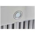 Schweigen 1160mm Undermount BBQ Rangehood - 2500m³/h Extraction, Stainless Steel, LED Lighting - CLUM212