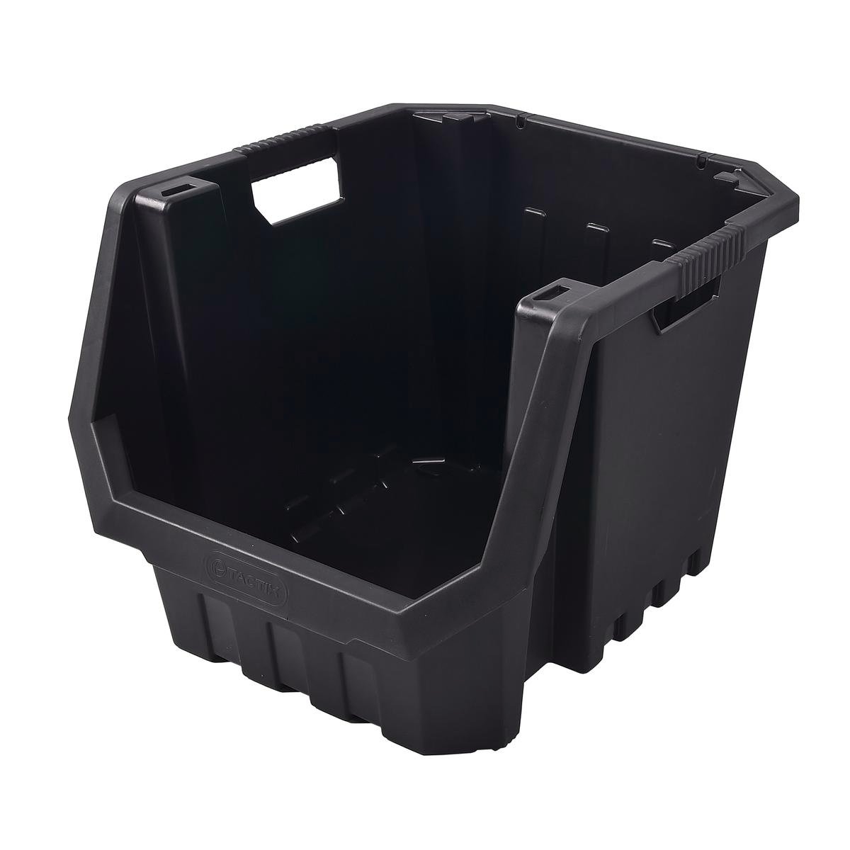 Tactix Heavy Duty Stackable Storage Bin 60L Plastic Organiser - SuperSaverAU - view 1