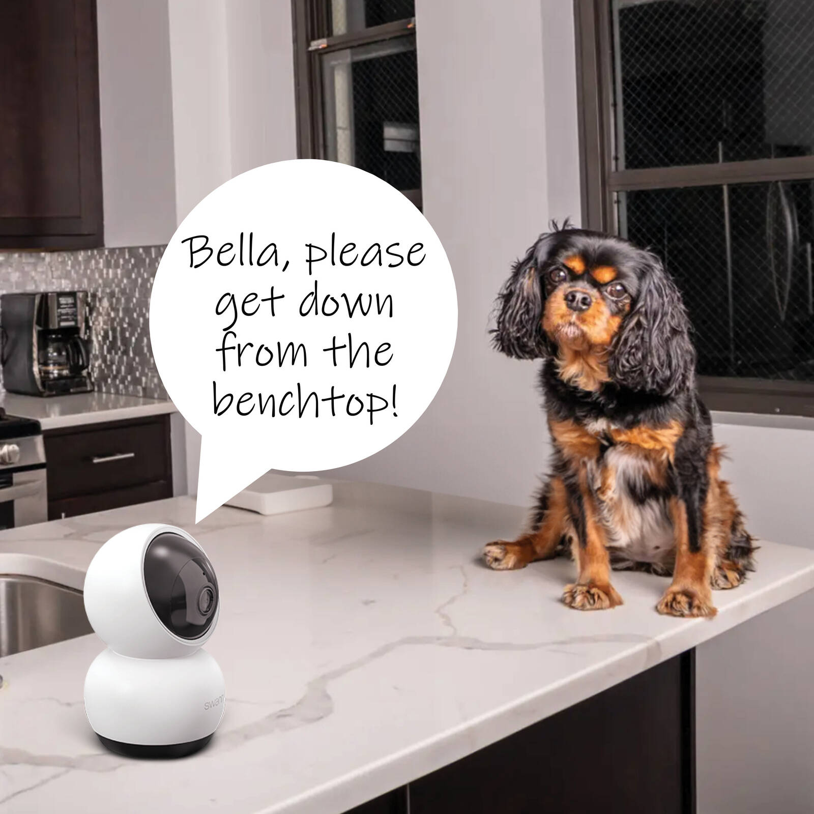 Swann EVO 2K Indoor Pan Tilt Wi-Fi Security Camera SWIFI-SE2KPT-AU