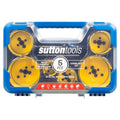 Sutton Tools 41 6 Piece Multi Purpose Downlight Holesaw Set 92mm Blue - SuperSaverAU - view 1