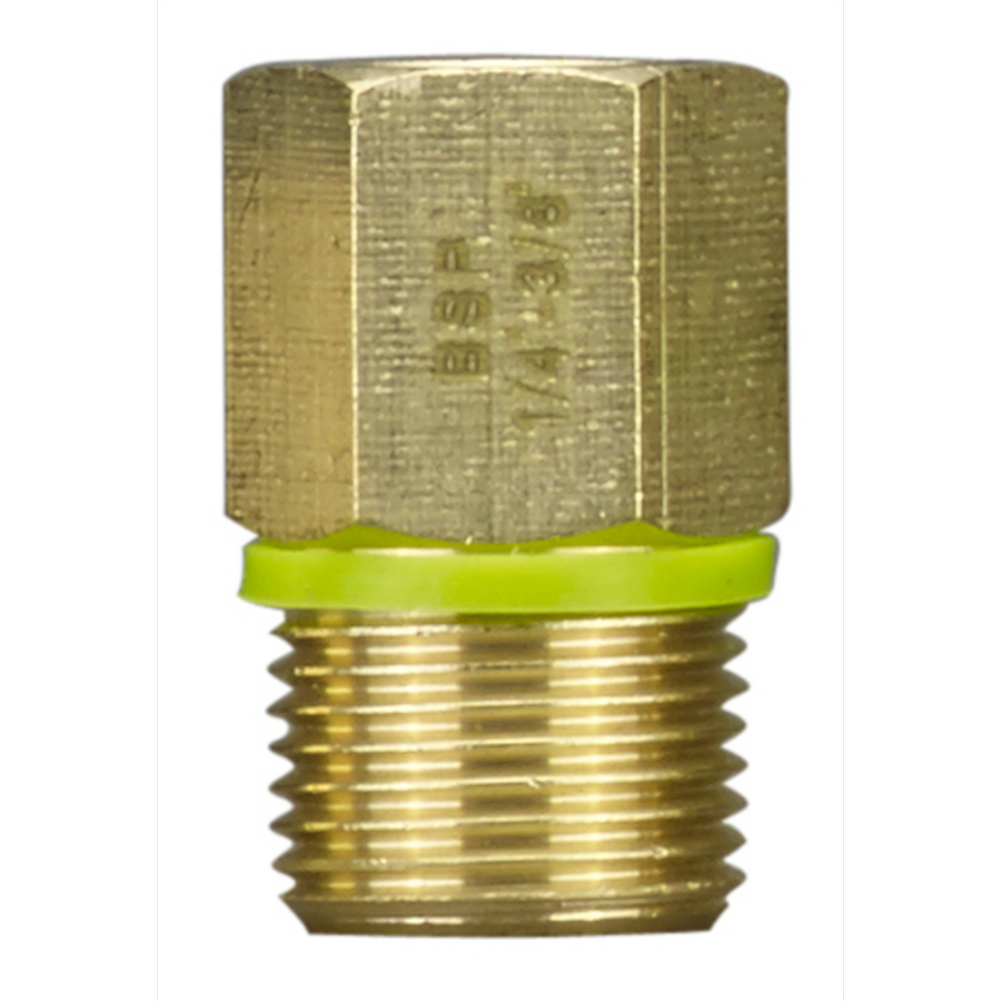 Powerfit 1/4" Female to 3/8" Male Air Tool Adaptor Brass Durable - SuperSaverAU - view 1